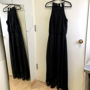 High-Low Black Dress